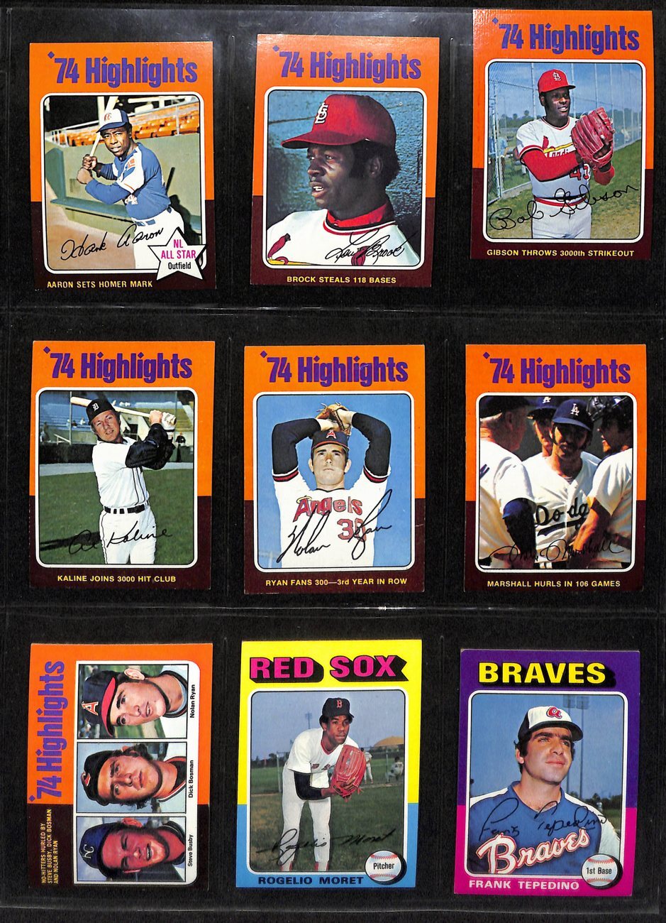 1975 Topps Mini Baseball Complete Set (660)