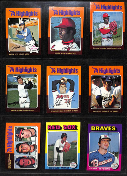 1975 Topps Mini Baseball Complete Set (660)
