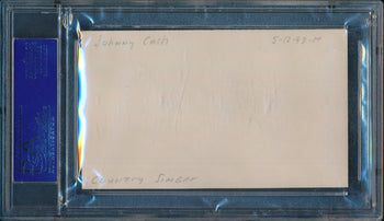 Johnny Cash Autographed 3X5 Index Card Performer