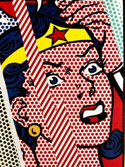 Roy Lichtenstein Lithograph Coa Signed Op Numbered