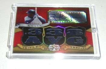 Tony Gwynn 09 Triple Threads Game  Triple Jersey