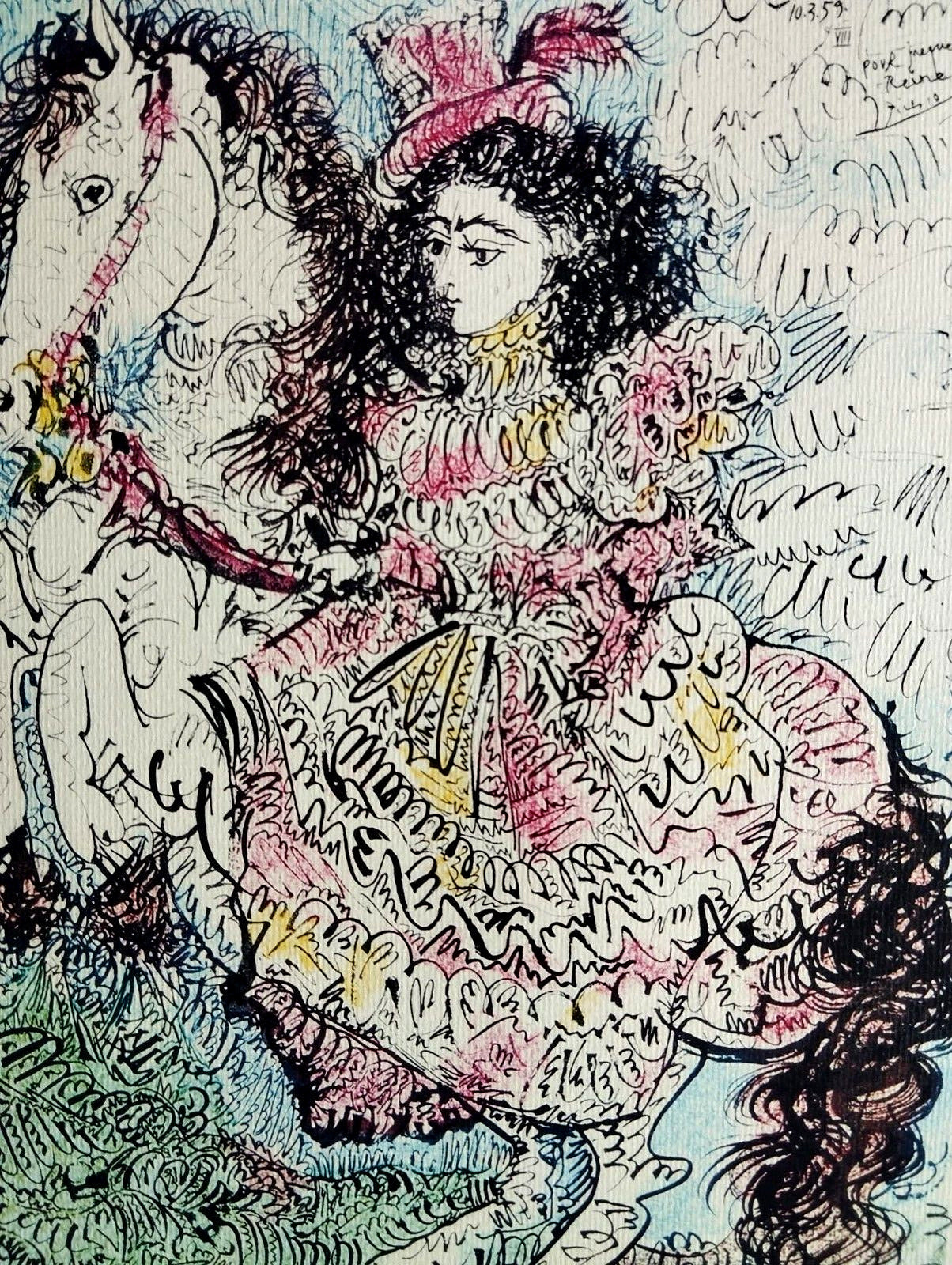 Pablo Picasso Lithograph 180 Ex
