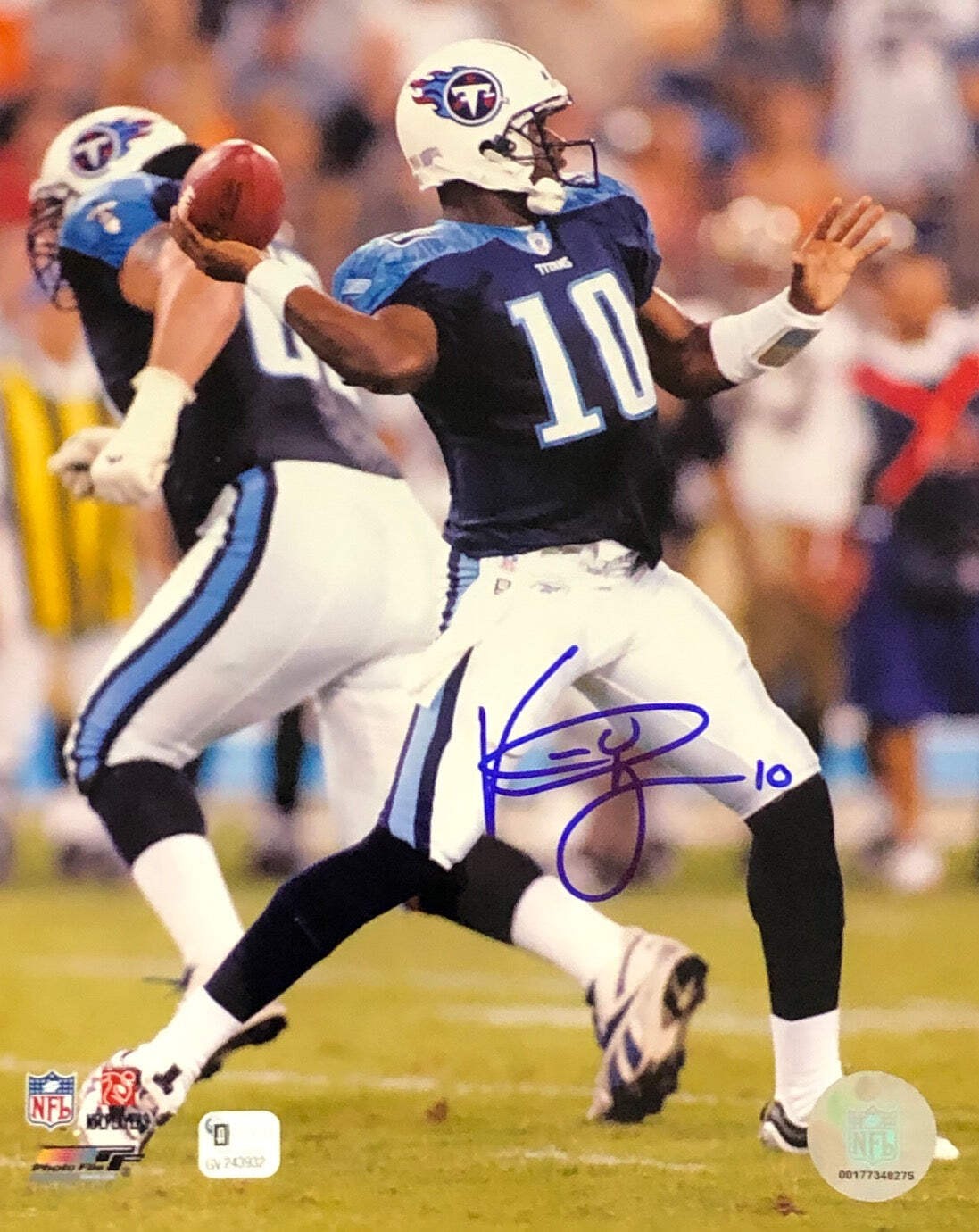 Vince Young Autographed 8X10 Photo