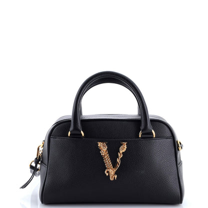 Versace Virtus Bowling Bag Leather