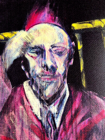 Francis Bacon Lithograph Coa Signed Pen Numbered