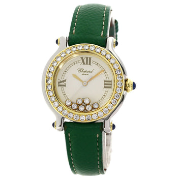 Chopard Happy Sports 7P Bezel Diamond Watches 27/8237-23/11 Stainless Steel/...