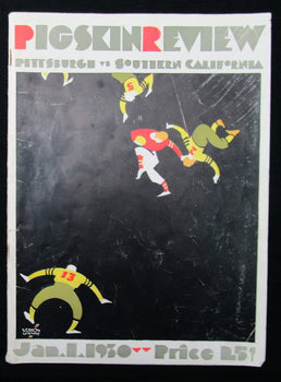 Vintage 1930 Pittsburgh Vs. So. California Ncaa