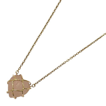 Christian Dior Rose Necklace 750 Rose Quartz