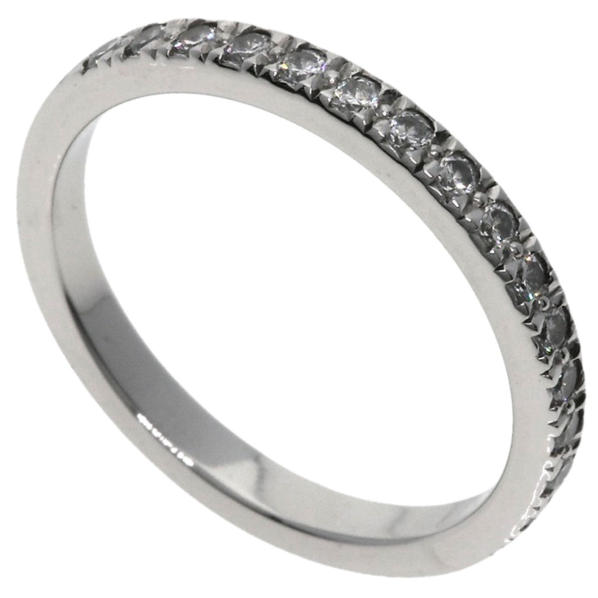 PT950 TIFFANY&Co. Novo Half Eternity Diamond Ring Platinum