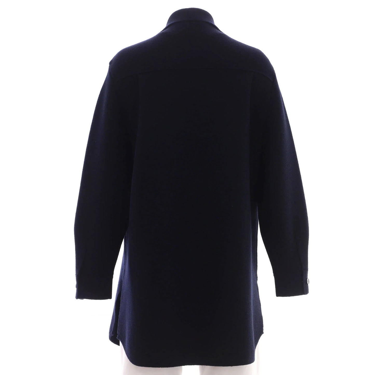 Max Mara Women'S Two Pocket Open Long Cardigan Wool