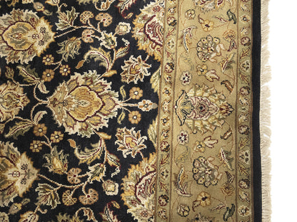 8X10 Ft Handmade Agra Jaipur Oriental Rug Thick