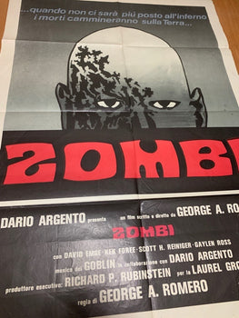 Zombi - Dawn Of The Dead (1978) Vintage Original Movie Promotion Poster Italy