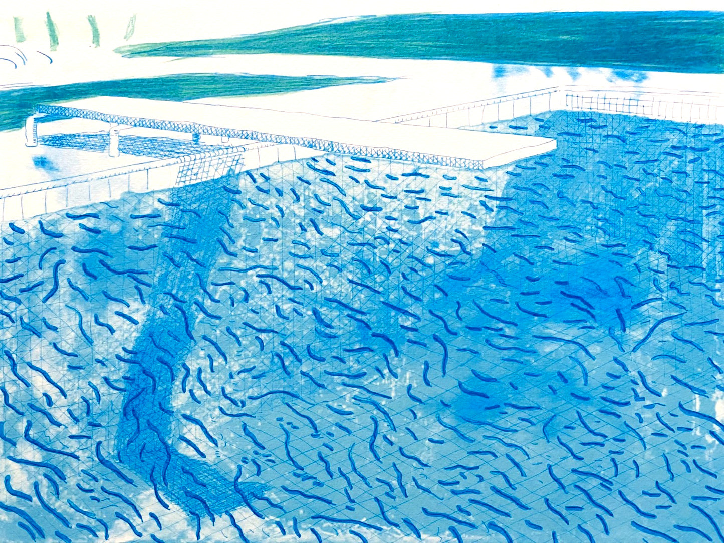 David Hockney Lithograph Coa Signed Numbered Limited 180