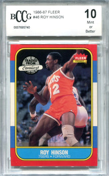 Roy Hinson 1986-87 Fleer Premier #46 Bccg Mint 10
