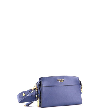 Prada Esplanade Crossbody Bag Saffiano With City Calf Small