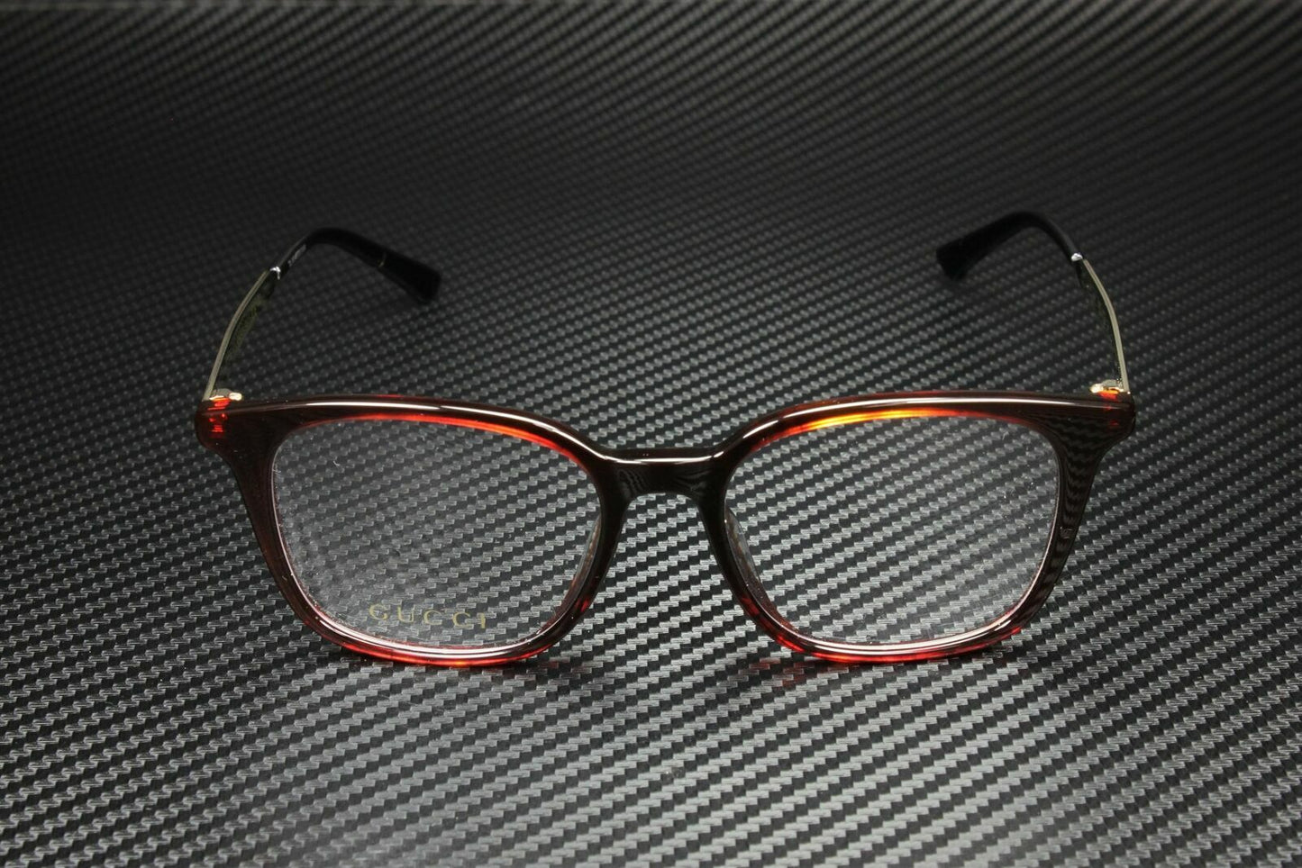 Gucci Gg0831Oa 002 Havana Rectangle Women'S Eyeglasses 52 Mm