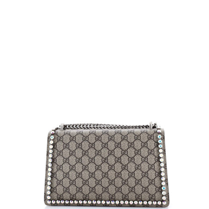 Gucci Dionysus Bag Crystal Embellished Gg Coated Canvas Small