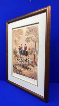 Mark King Silk Screen Serigraph Hunt Series Setting Out Usa Signed Print