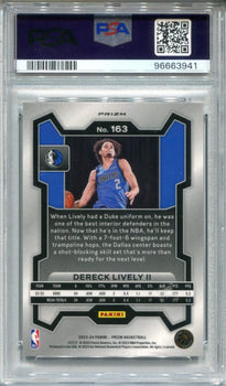 Dereck Lively Ii 2023-24 Panini Prizm Hyper Prizm #163 Psa 9 Card