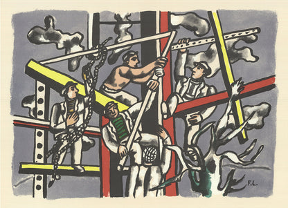 Fernand Leger Les Constructeurs " Poster Modernism