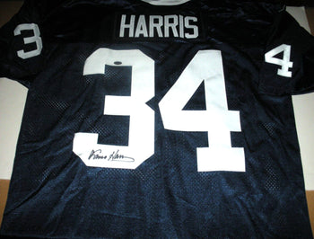 Franco Harris Penn State Last1 Gtsm/Coa Signed