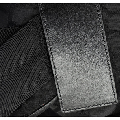 Valentino Garavani Double Buckle Backpack Toile Iconograph Nylon