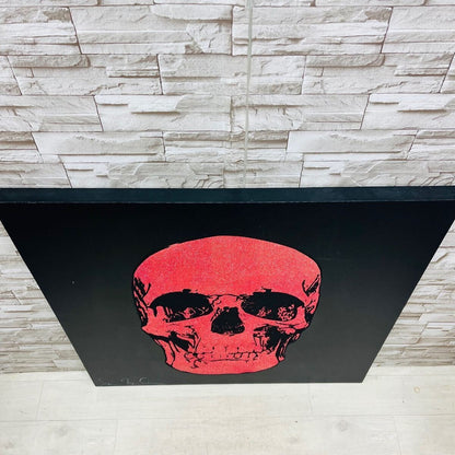 Shane Bowden - Scull Signed Original Art Painting Mixed Media On Canvas