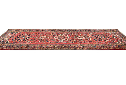 3'6X11'9 Oriental Runner Rug Floral Geometric Farmhouse Carpet
