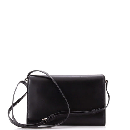 Leather Saint Laurent Catherine Crossbody Bag Studded