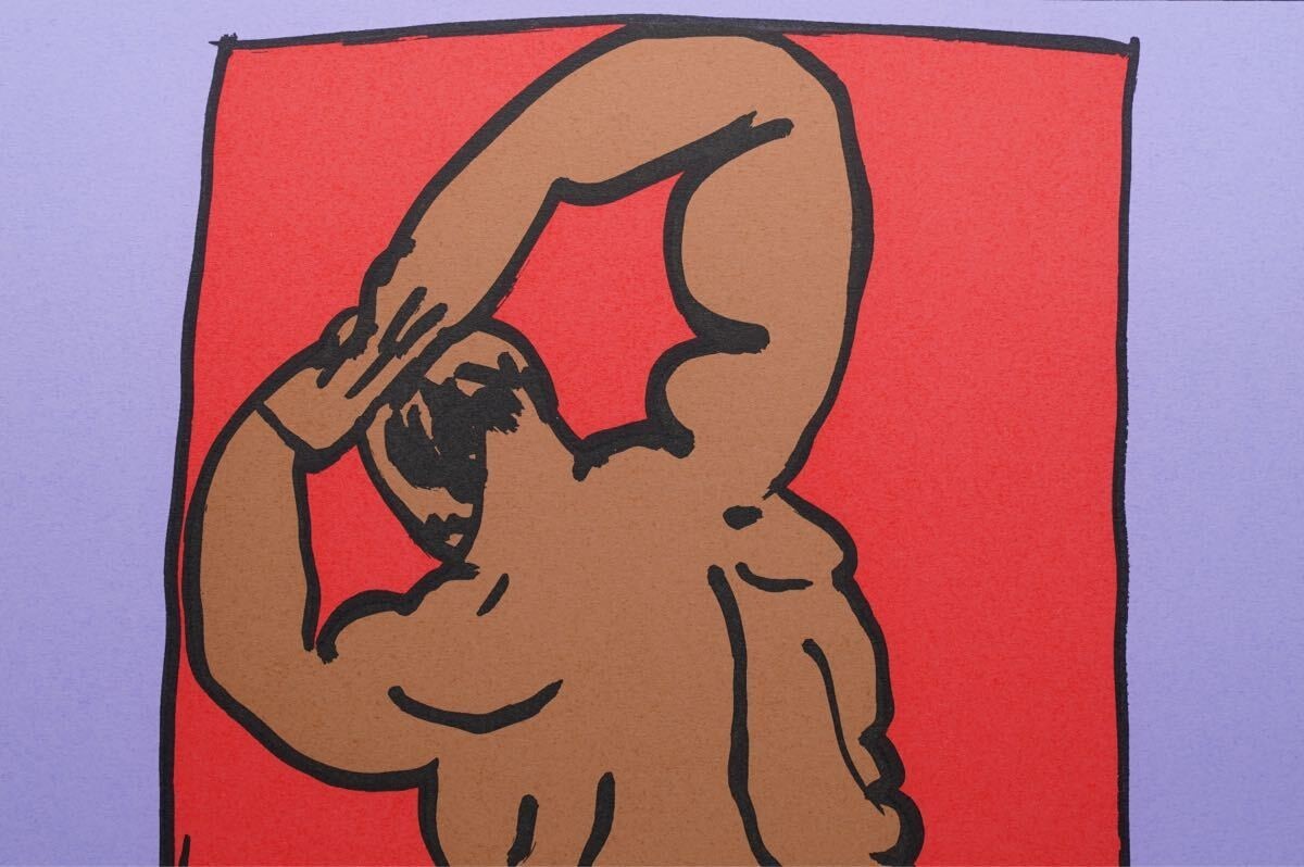 Ken Done Man Figure Signed Original Silkscreen Pop Art Limited Edition 190/200