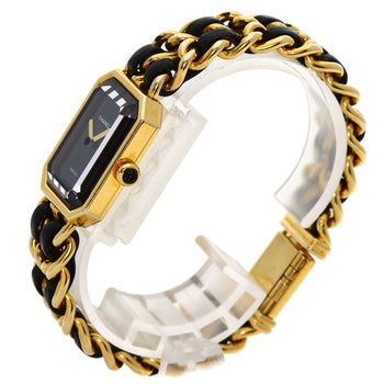 Chanel Premiere Watches H0001 Gold Plated/Leather Xgp Ladies