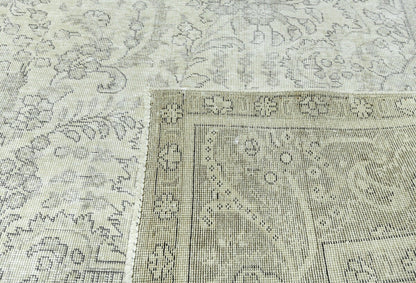 Handmade Antique Distressed Oriental Rug Muted