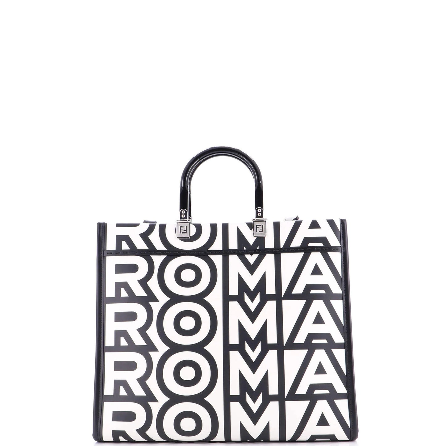 Fendi X Marc Jacobs Sunshine Shopper Tote Printed Leather Medium