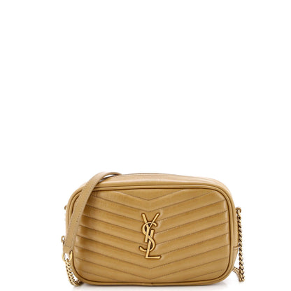 Saint Laurent Lou Camera Bag Matelasse Chevron Leather Mini