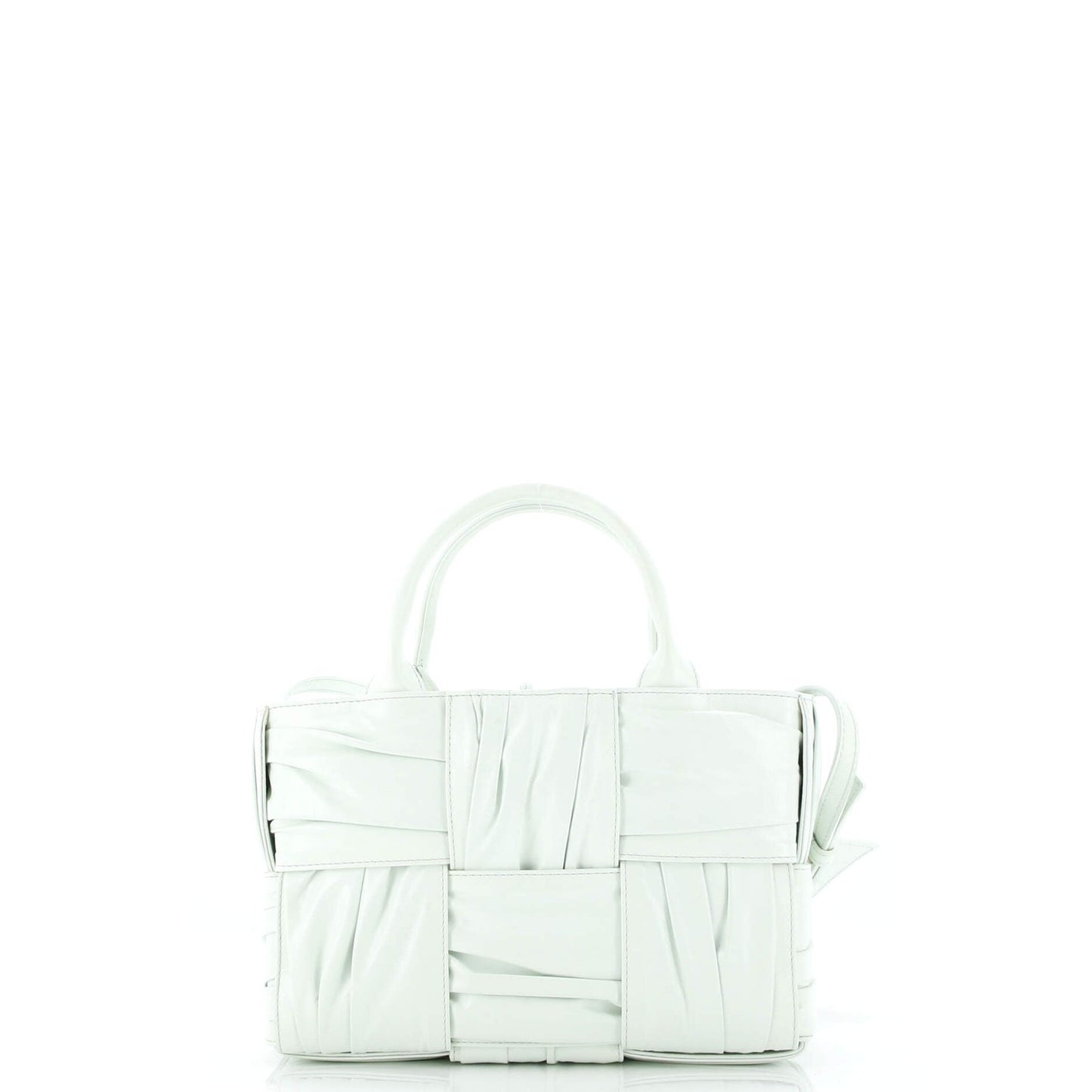 Bottega Veneta Arco Tote Maxi Intrecciato Plisse Leather Mini