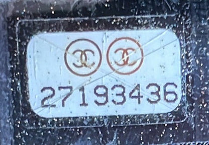 Chanel Boy O Case Clutch Chevron Calfskin Medium