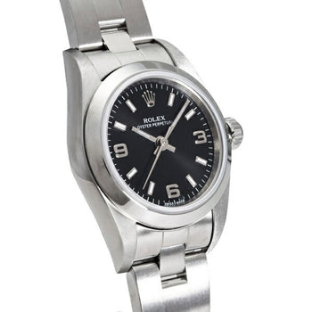 Rolex 76080 Black Ladies Used Watch #51726