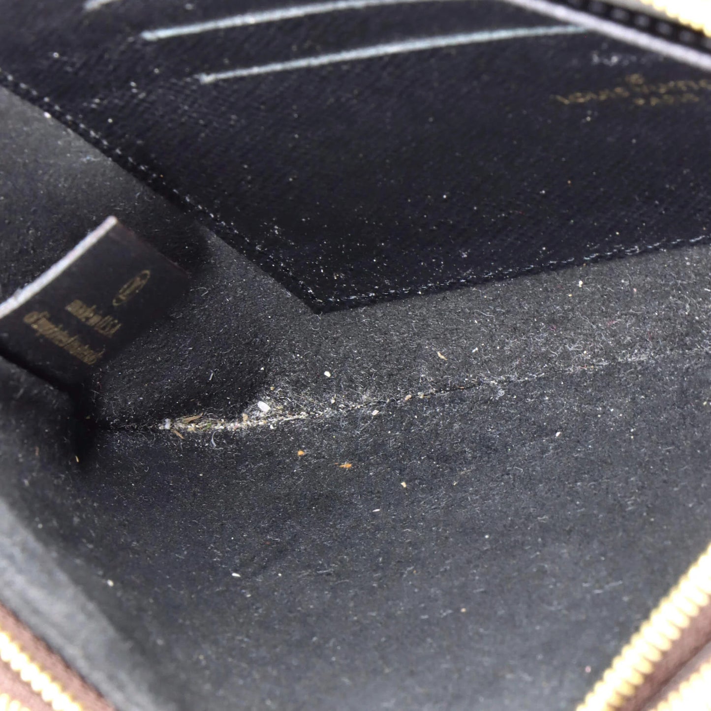 Louis Vuitton Double Zip Pochette Reverse Monogram Giant