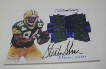 Sterling Sharpe 2016 Flawless Game  Dual Jersey