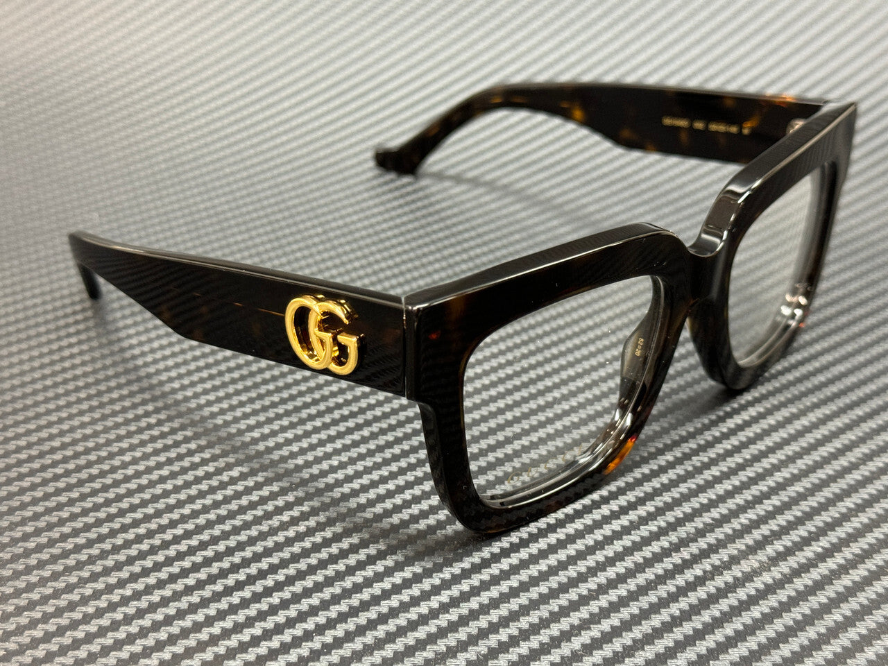 Gucci Gg1549O 002 Brown Havana Women'S Medium 52 Mm Eyeglasses