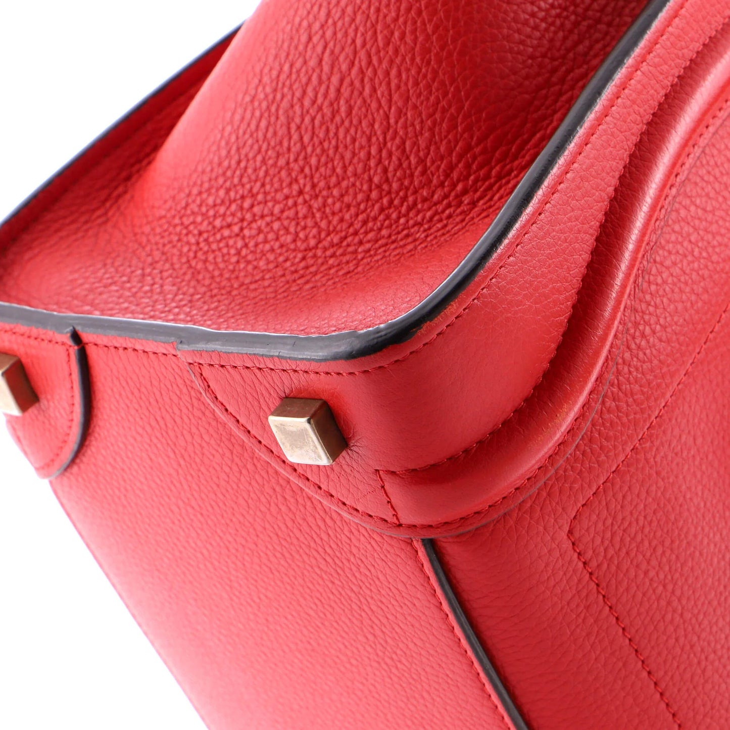 Celine Luggage Bag Grainy Leather Micro