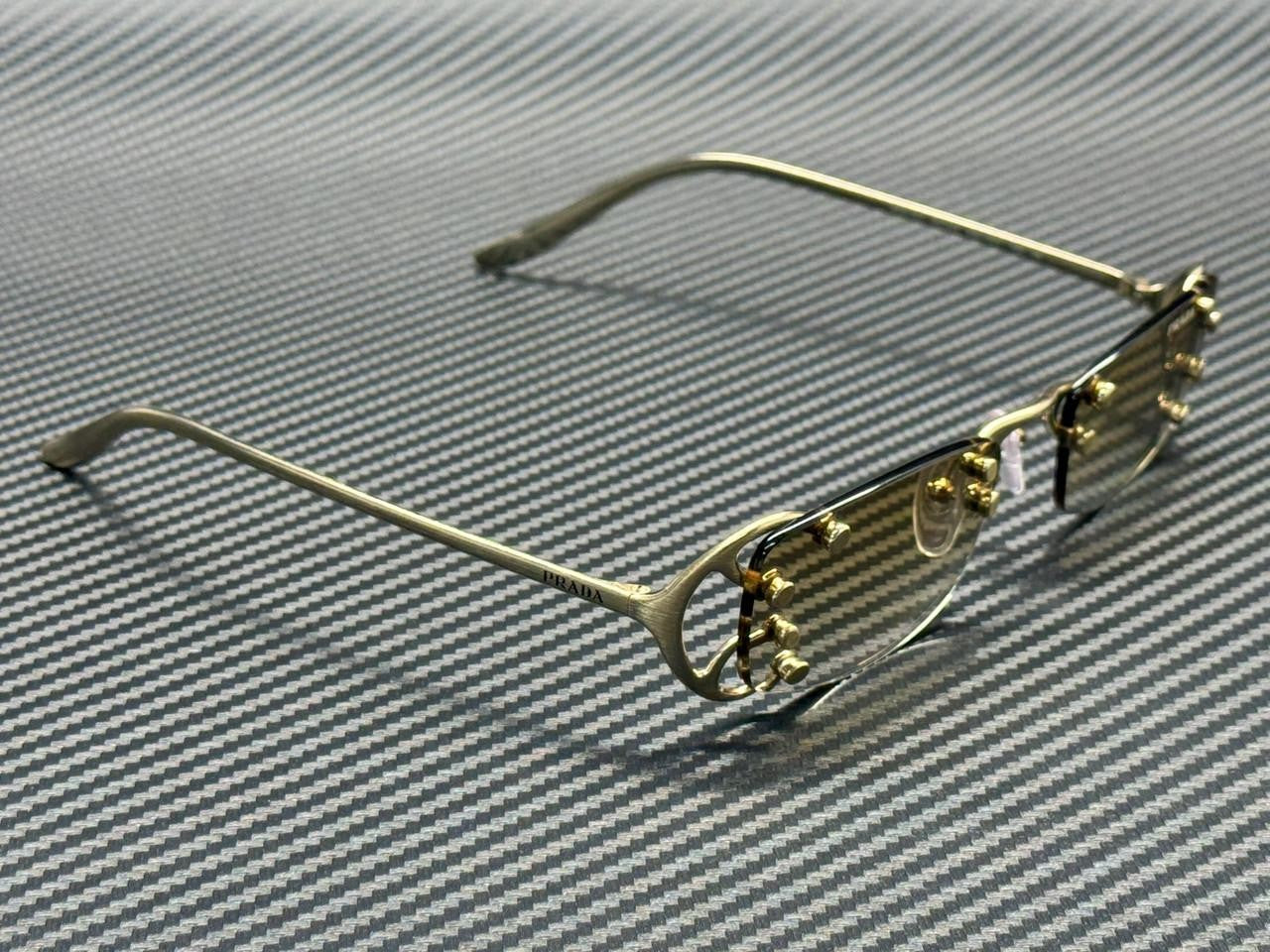 PRADA PR C57S 29H30V Pallido Nouveau Light Brown Gradient Men's 52 mm Sunglasses