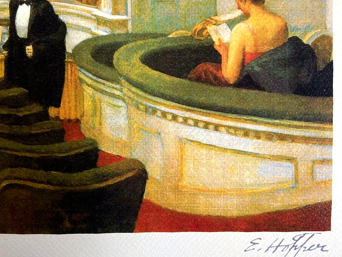 Edward Hopper Lithograph Coa Signed Numbered Stamp - Lucian Freud