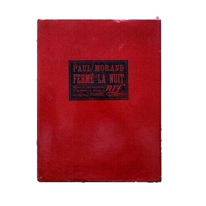 Paul Morand - Ferm La Nuit 1925 Illustrated By