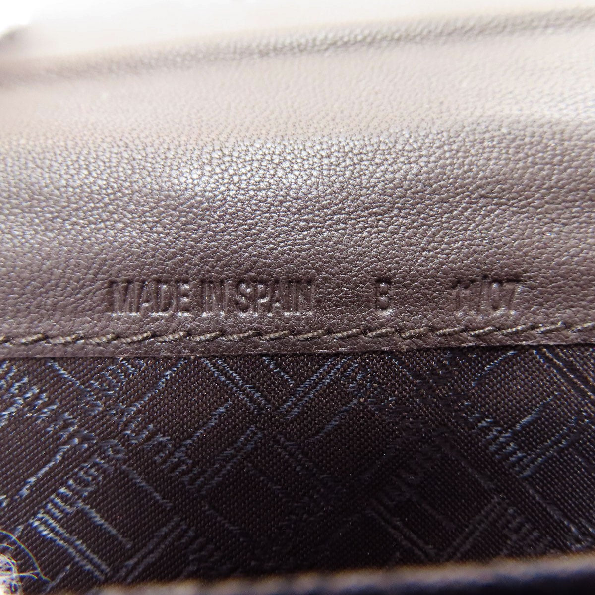 Calf Dunhill logo Card Case