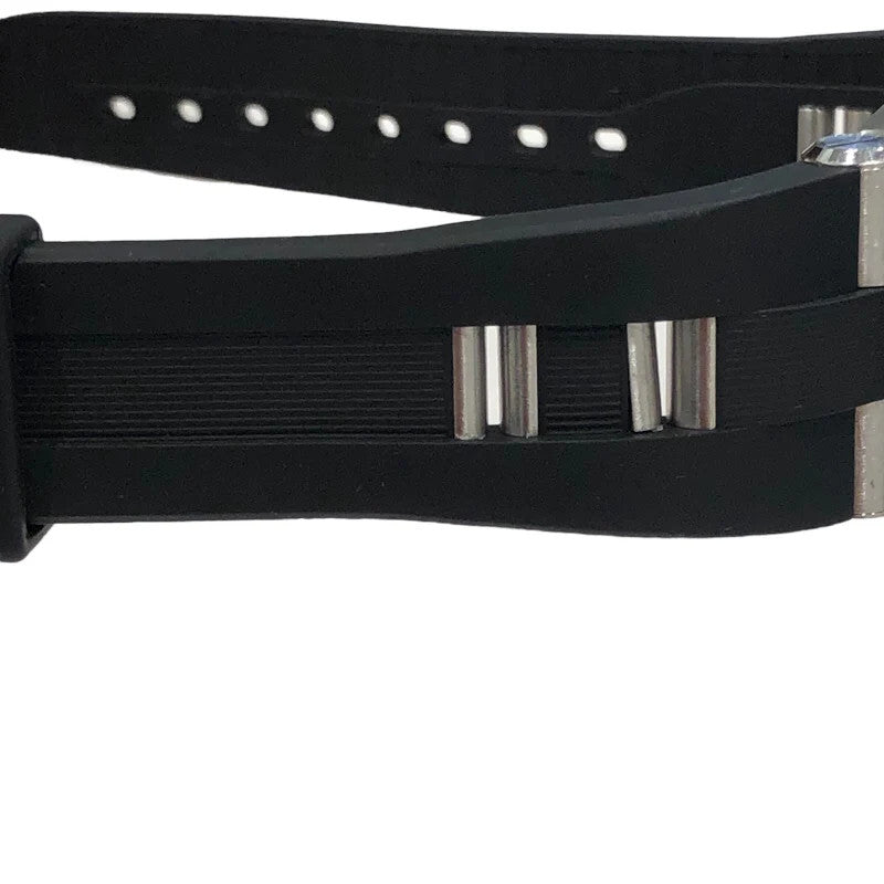 Bvlgari Diagono Dg42Sc Silver Ss/Rubber Strap