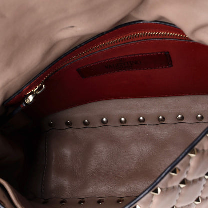 Valentino Garavani Rockstud Spike Flap Bag Quilted Leather Medium