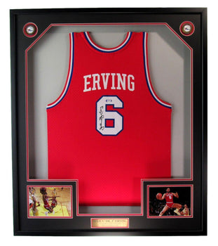 Julius Erving Hof Signed Basketball Jersey 76Ers