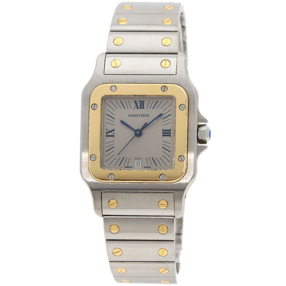 Cartier Santosgalbe Lm Watches W20023C4 Stainless Steel/Ssxk18Yg Mens