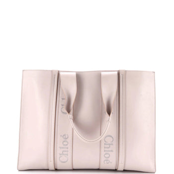Chloe Woody Tote Leather Large